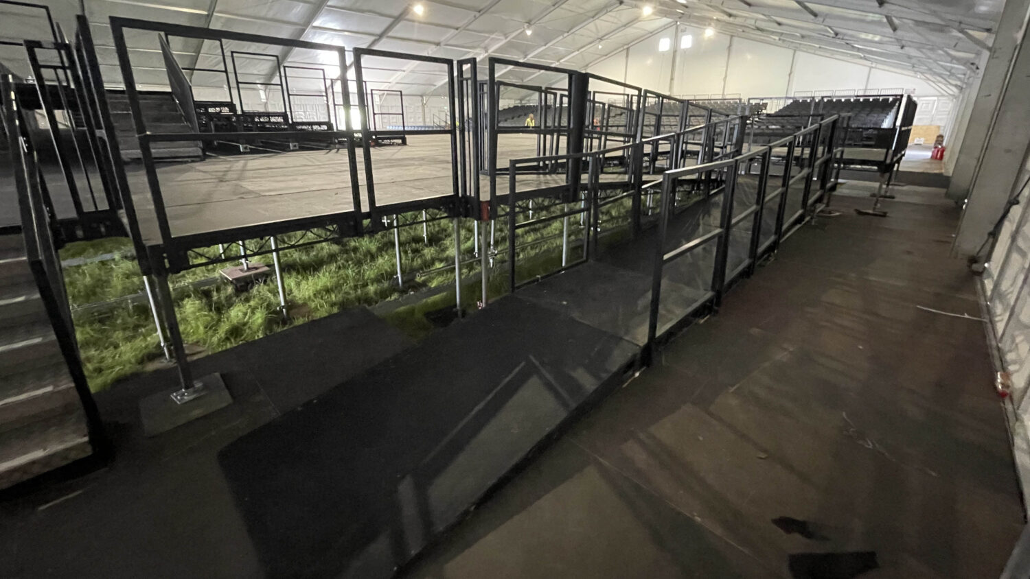 festival tiered seating hire