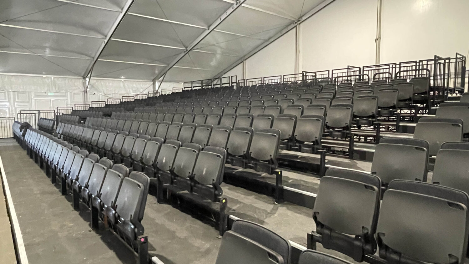 festival tiered seating hire