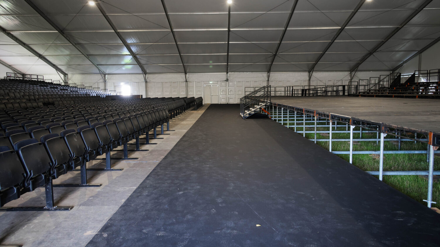 festival tiered seating hire