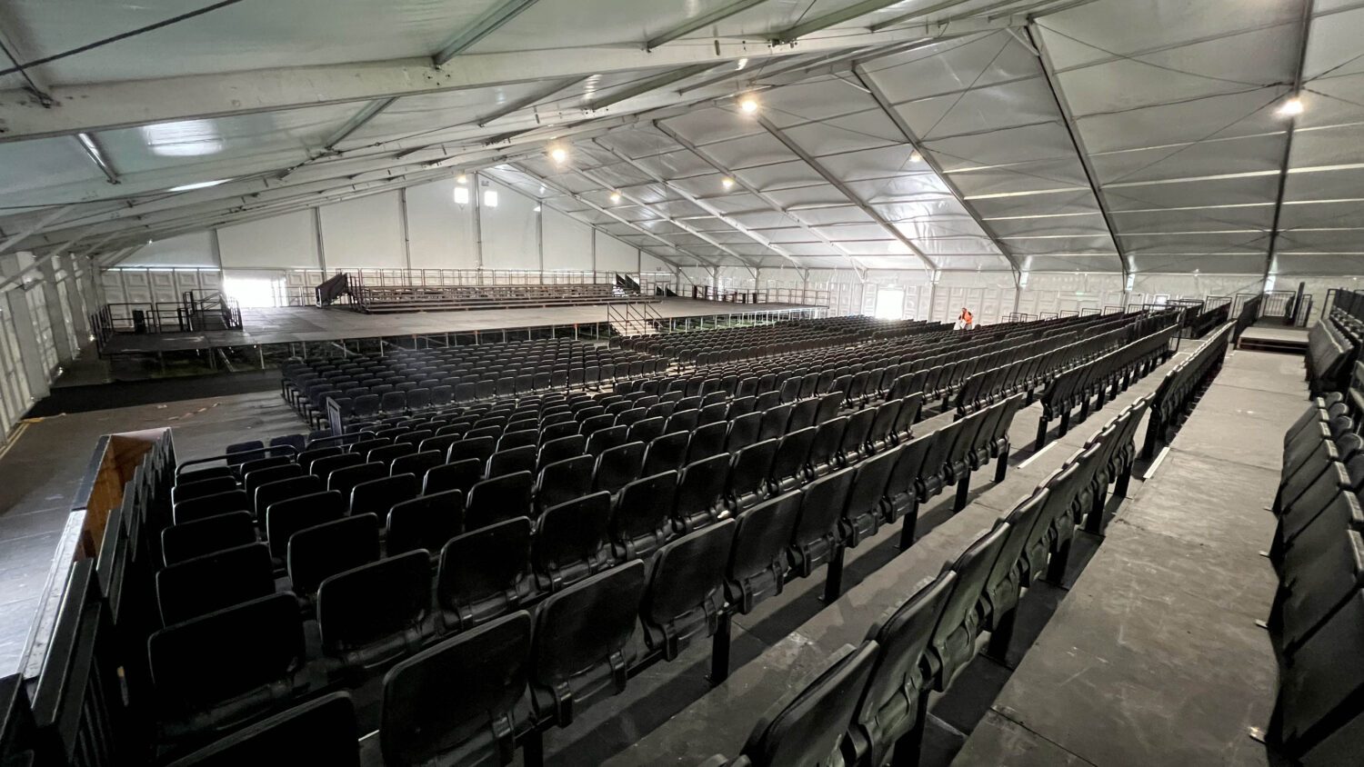 festival tiered seating hire