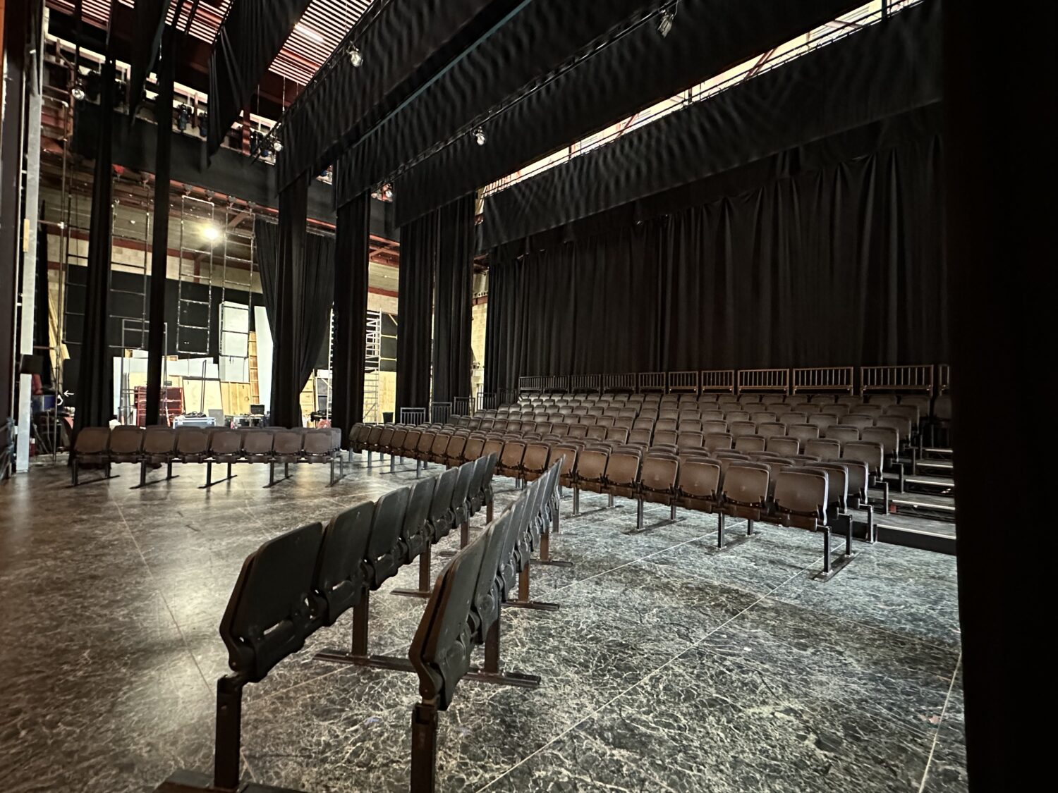 tiered seating