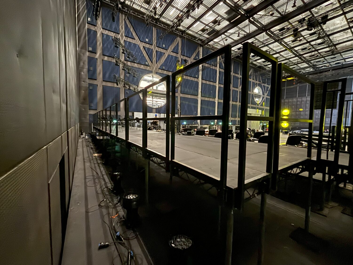 stage hire and ramp for accessible viewing platform.