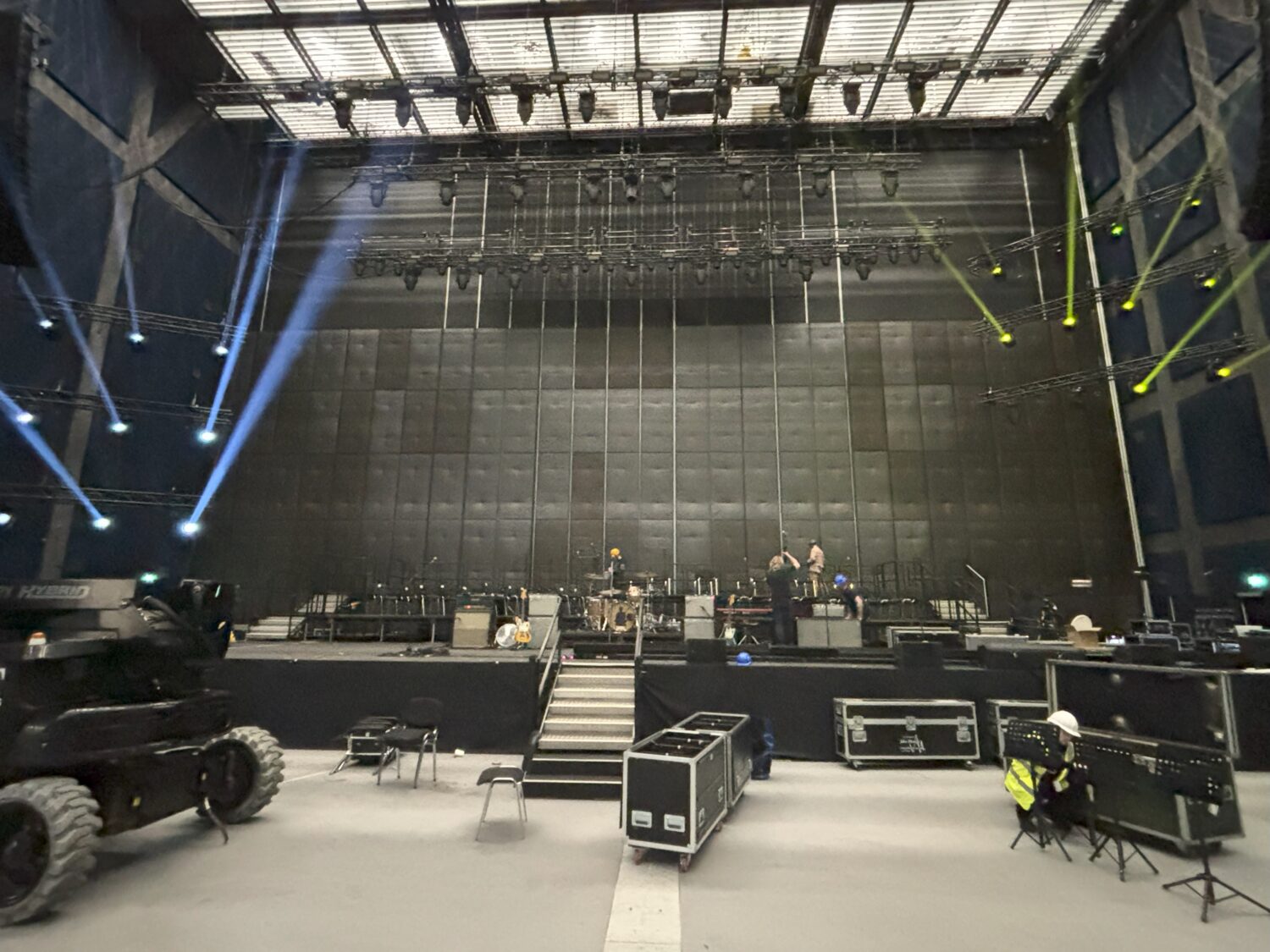 stage hire and ramp for accessible viewing platform.