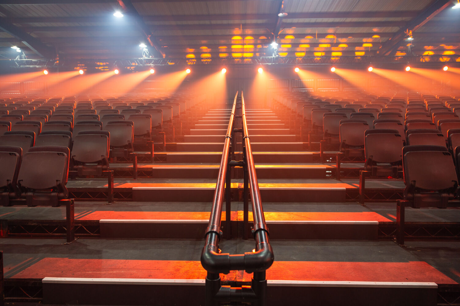 Manchester staging and seating structures