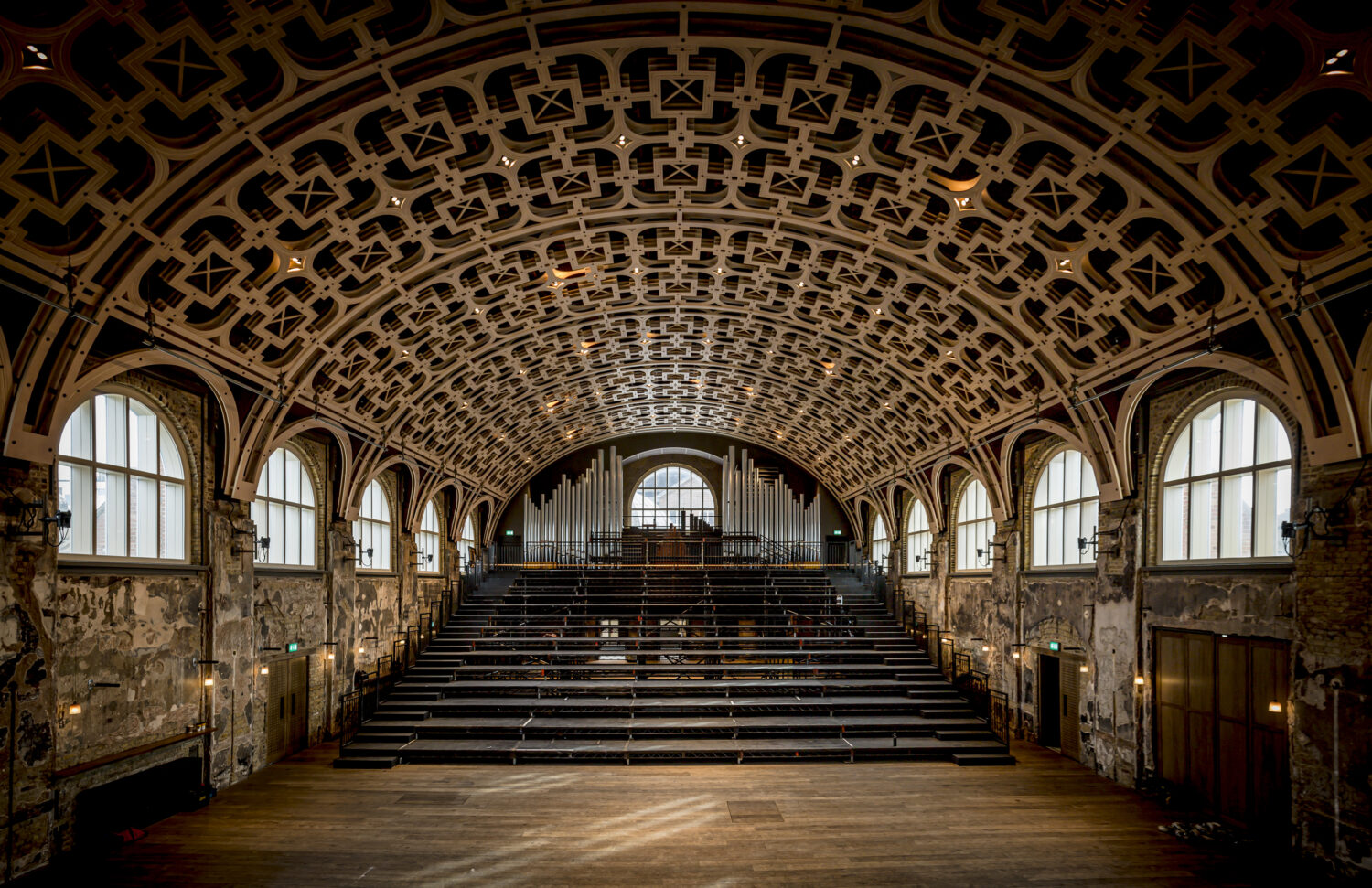 Steeldeck seating and staging hire