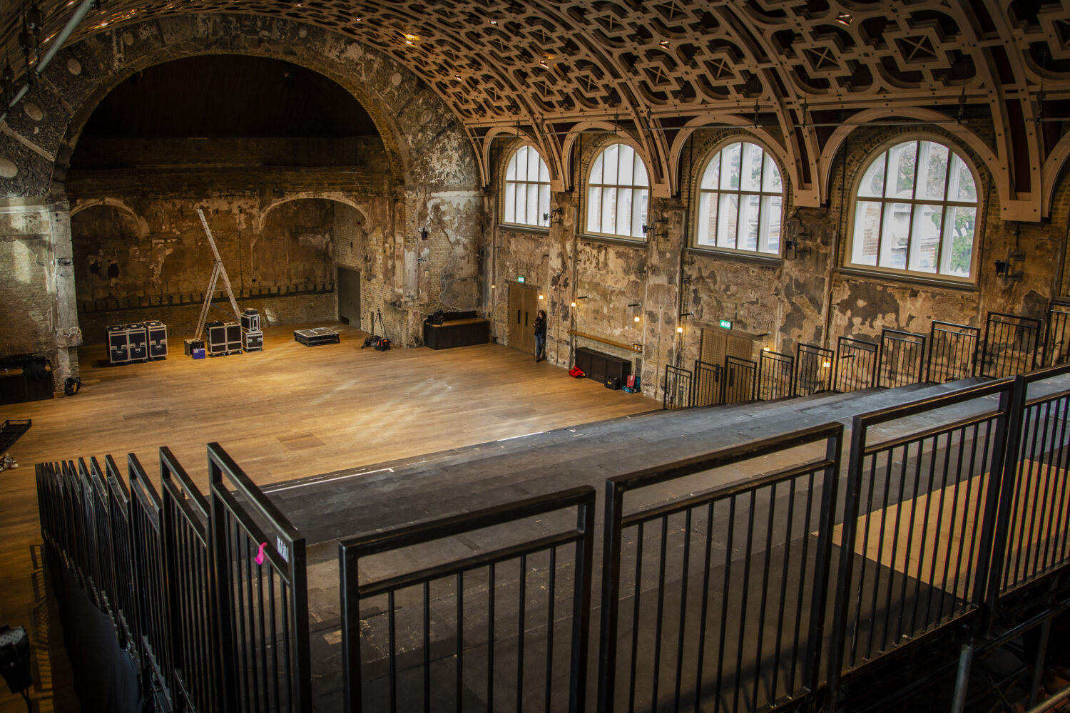 Steeldeck seating and staging hire