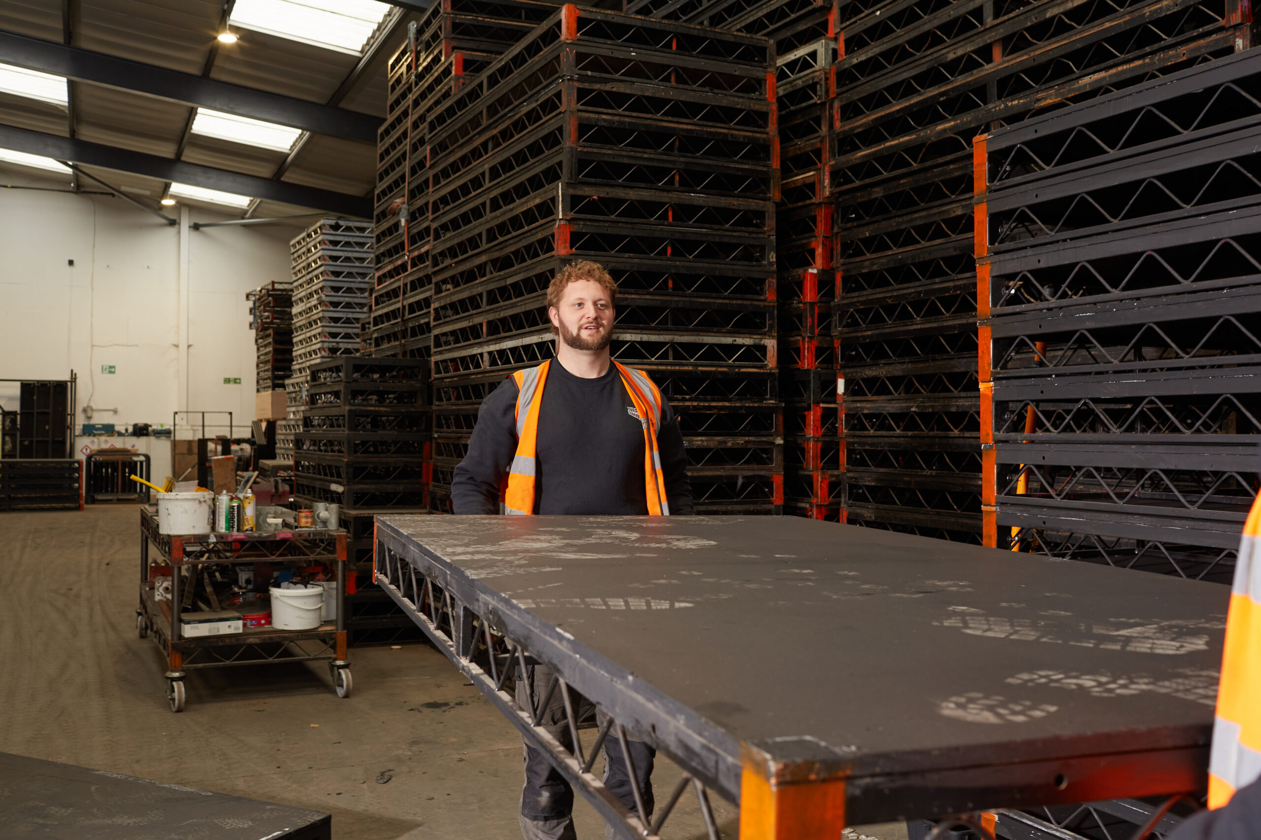 staging and seating dry hire