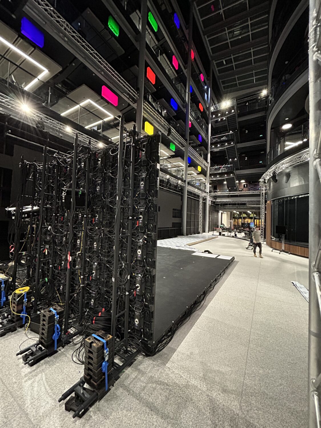 General Election Stage Build for BBC Cymru Wales