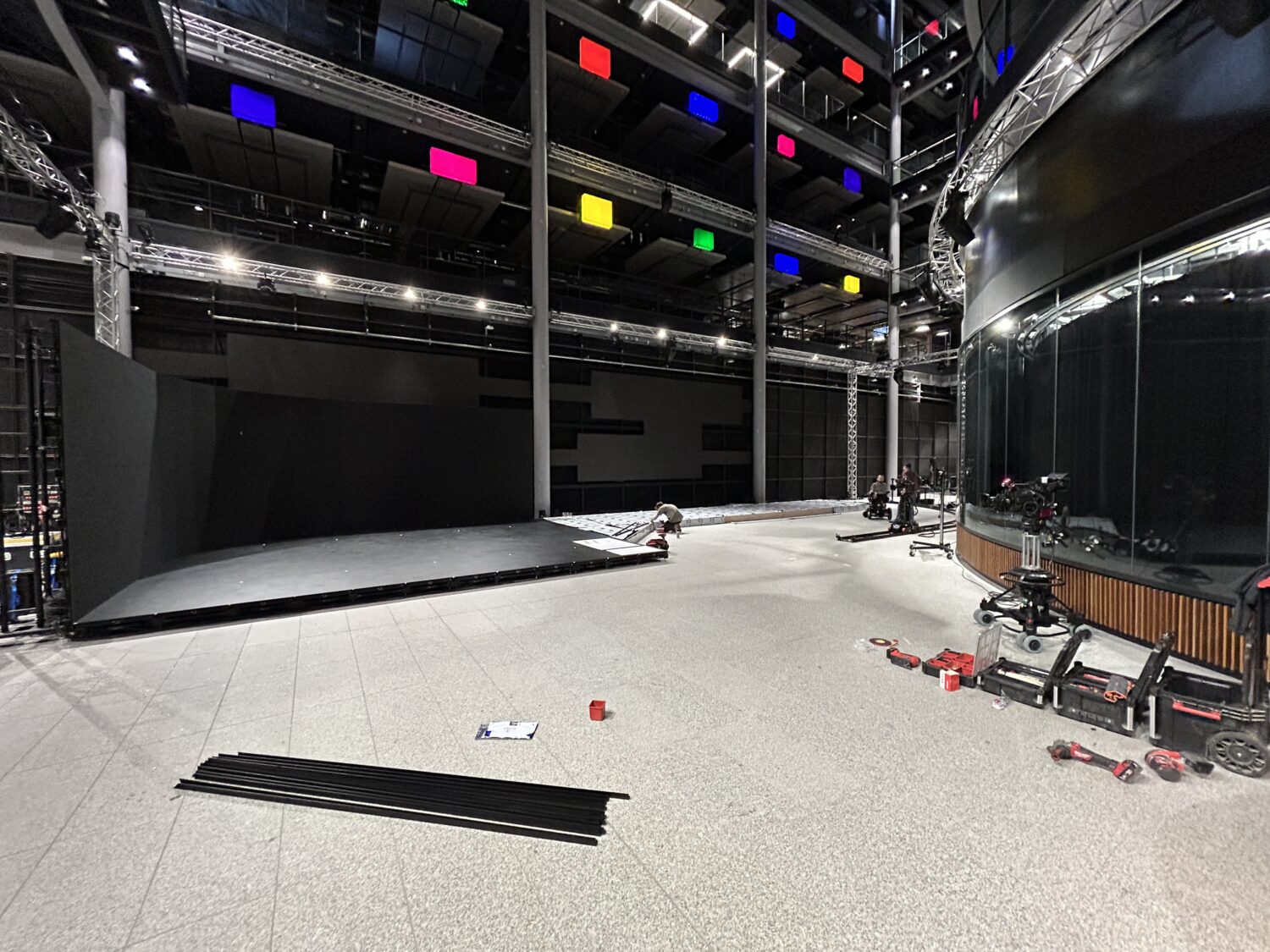 General Election Stage Build for BBC Cymru Wales
