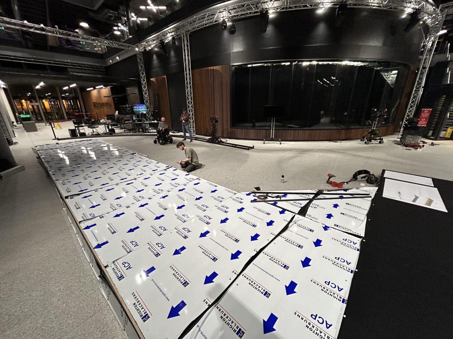 General Election Stage Build for BBC Cymru Wales