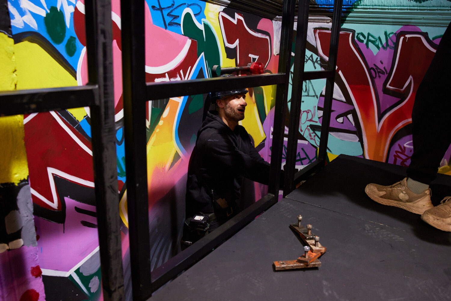 Steeldeck Rentals collaborative design for The Purists at The Kiln Theatre