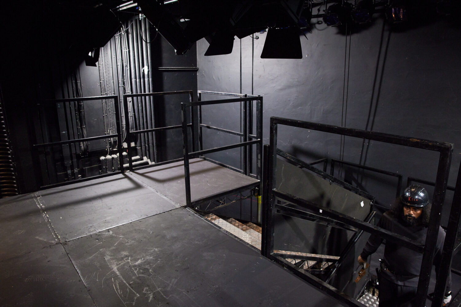 Steeldeck Rentals collaborative design for The Purists at The Kiln Theatre