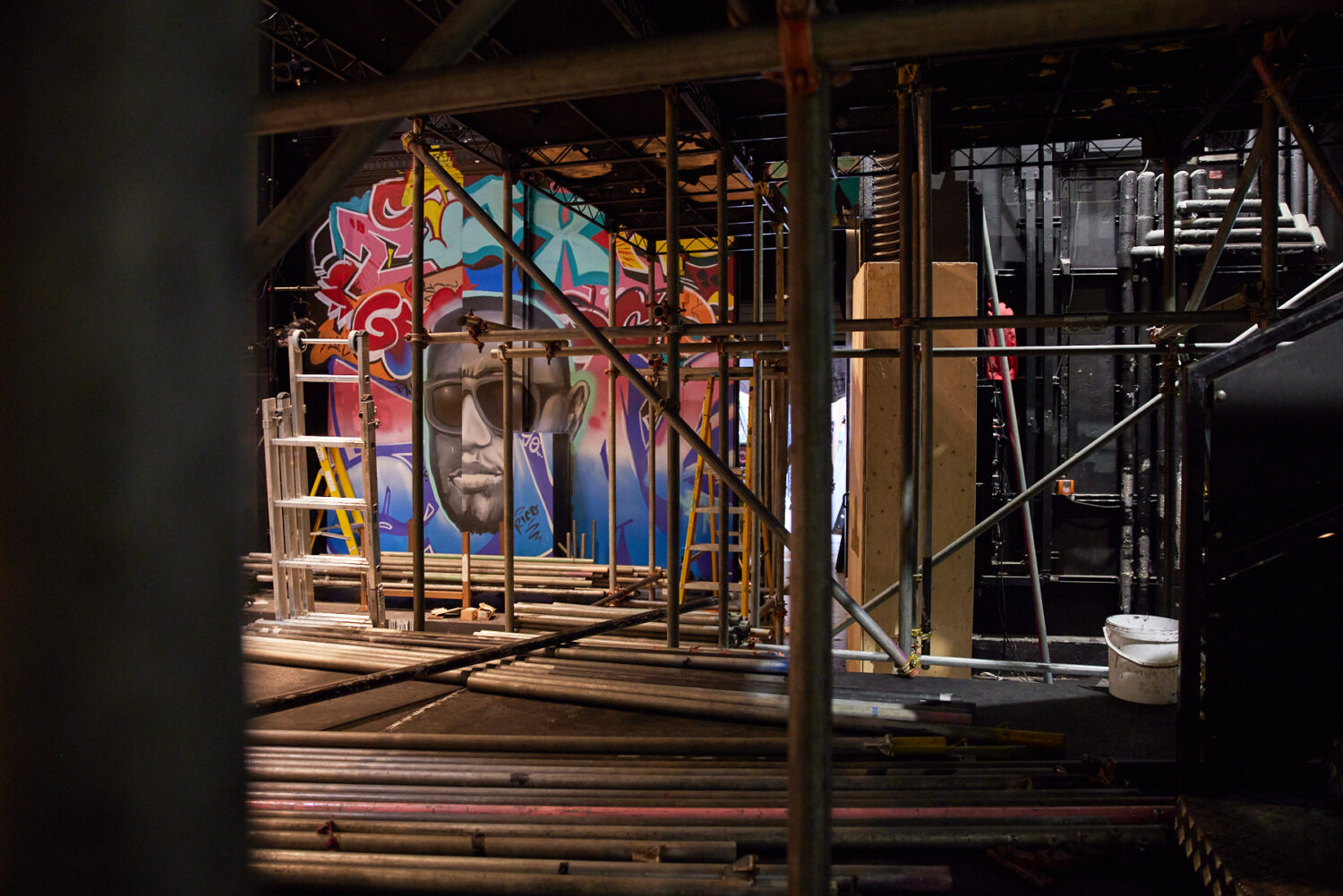 Steeldeck Rentals collaborative design for The Purists at The Kiln Theatre