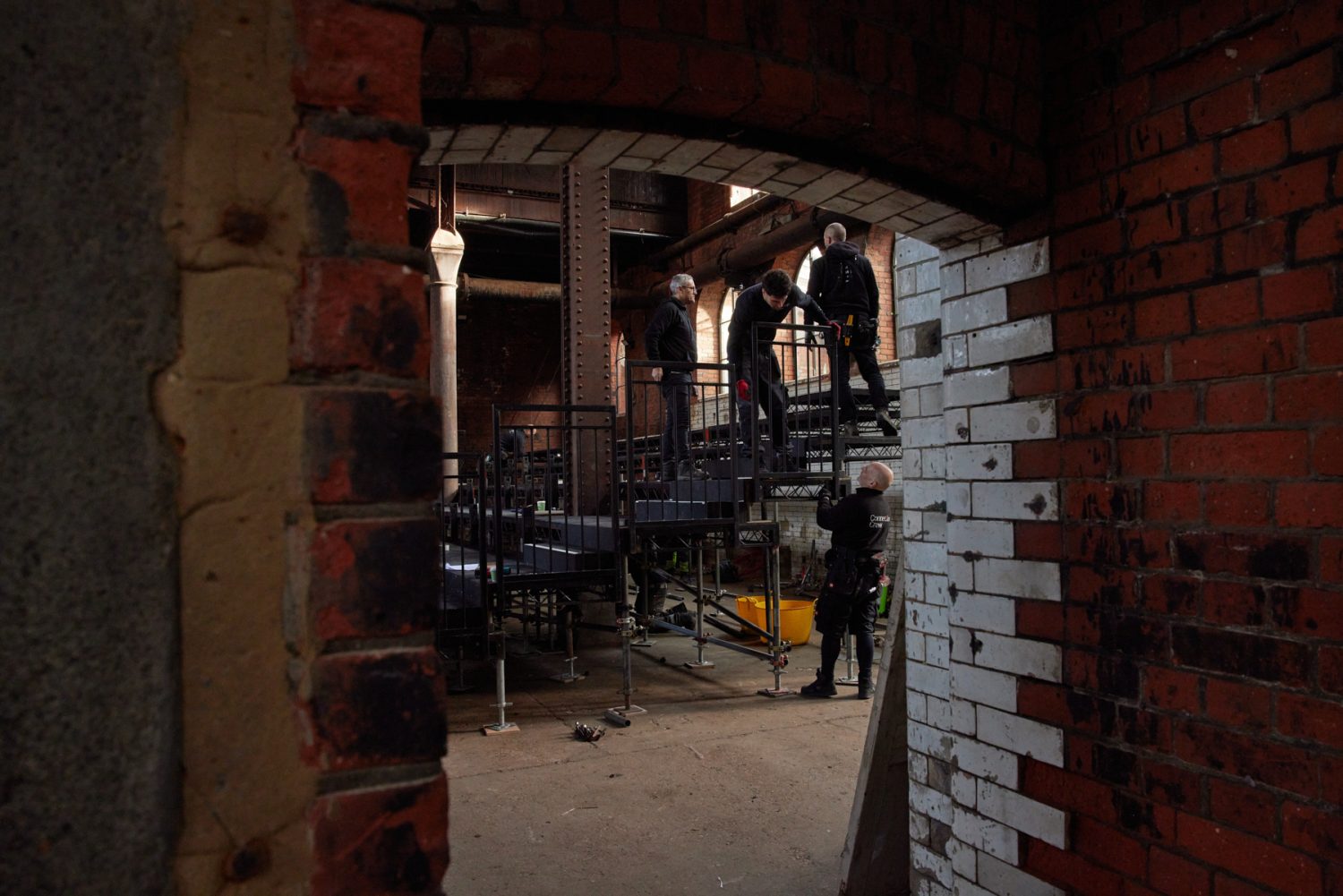 Steeldeck Rentals deliver a bespoke seating installation in Wapping Hydraulic Power Station