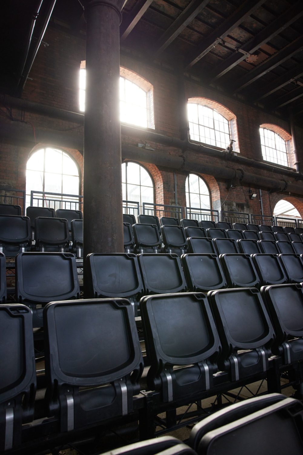 Steeldeck Rentals deliver a bespoke seating installation in Wapping Hydraulic Power Station