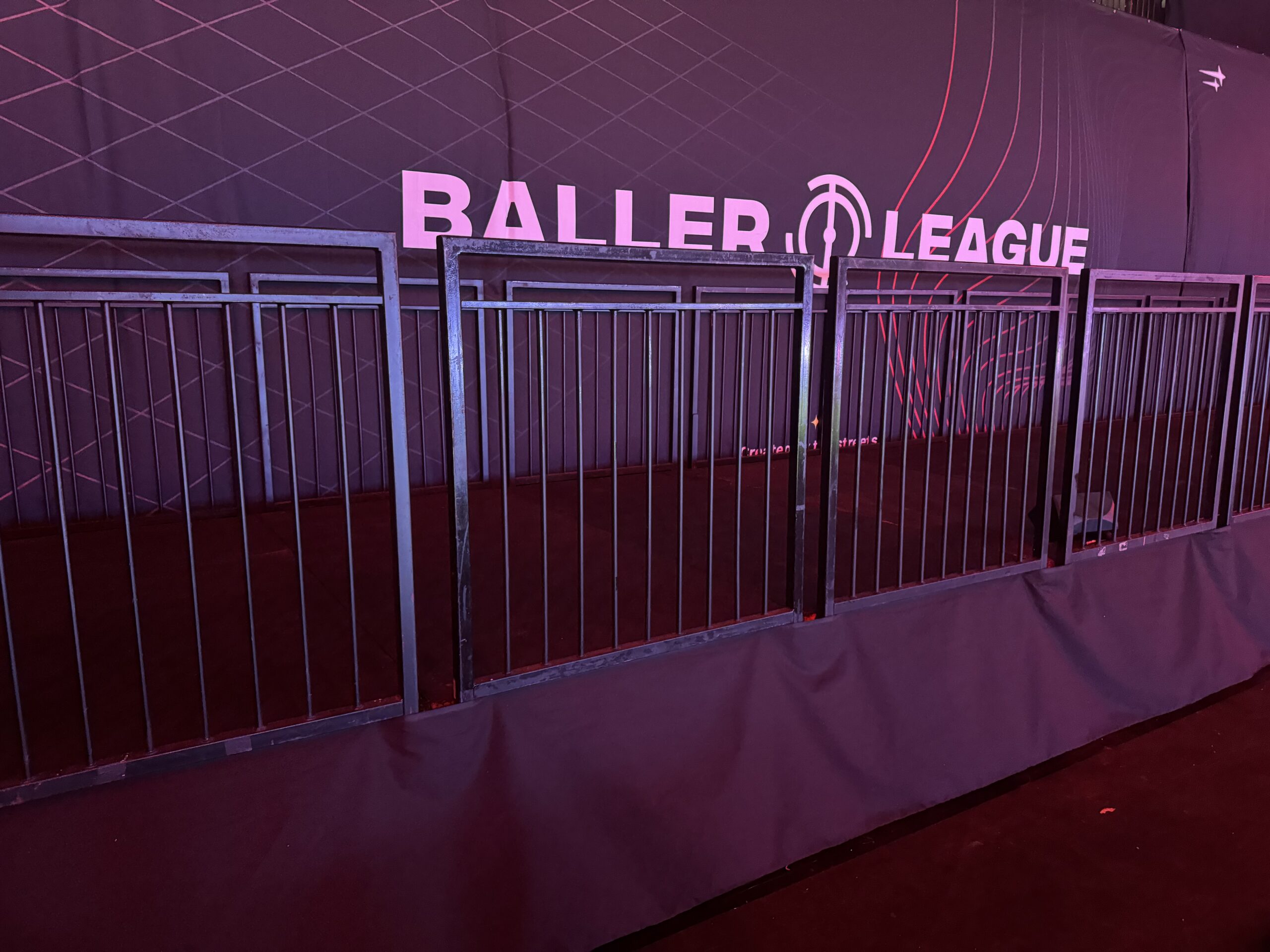 Steeldeck Rentals custom-built platform for sporting arena