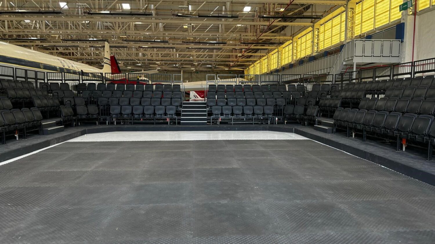 Steeldeck Rentals tiered seating hire