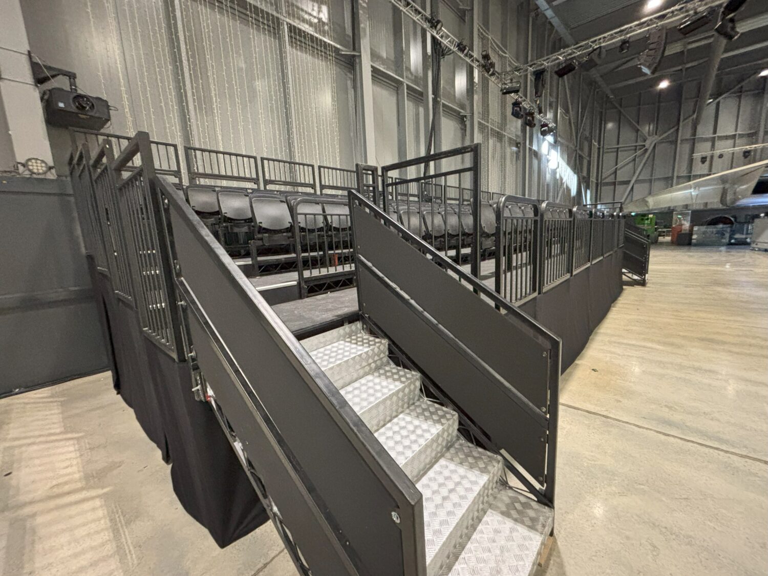 Steeldeck Rentals - Tiered Seating for Live ITV Production