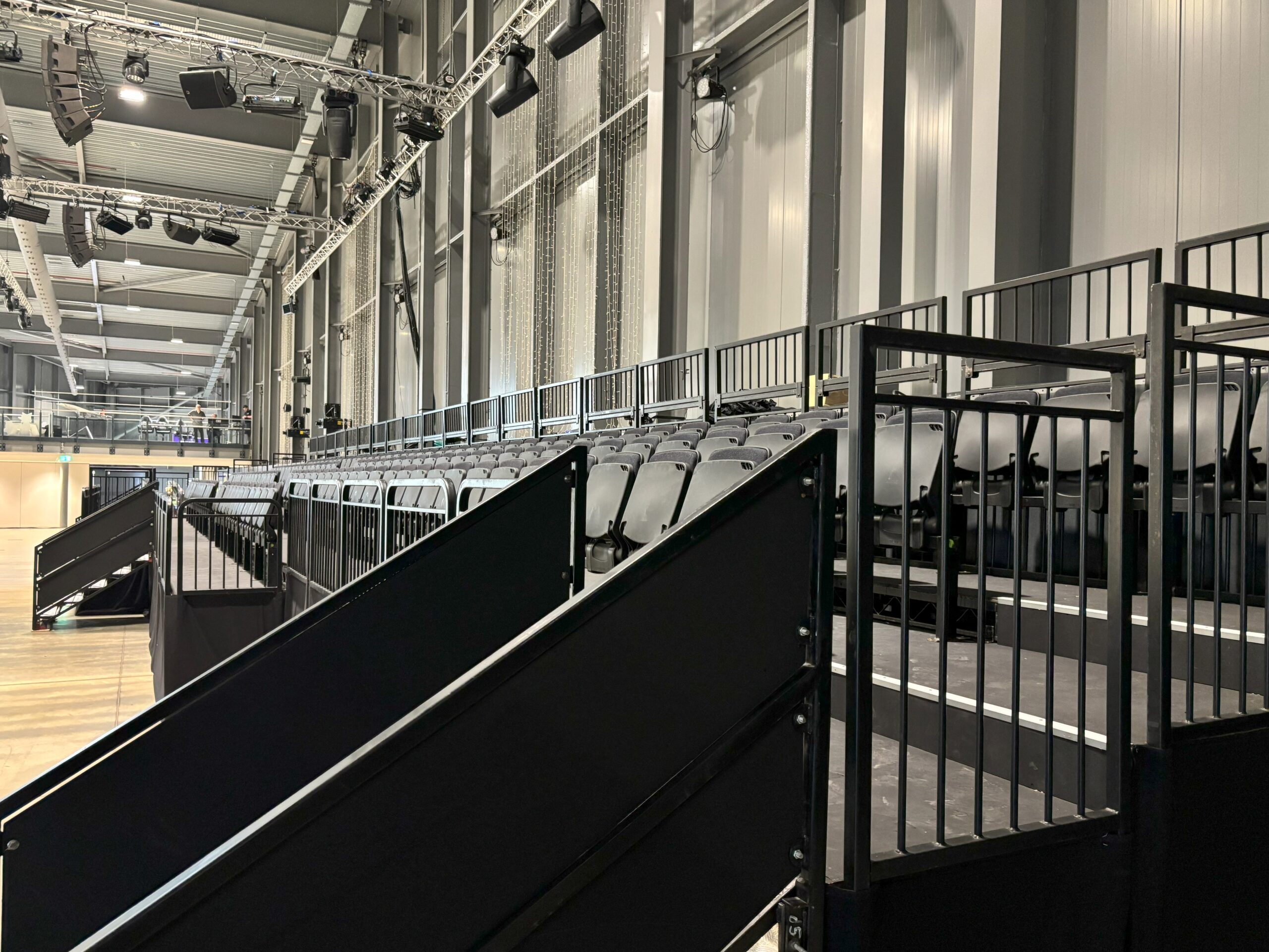 Steeldeck Rentals - Tiered Seating for Live ITV Production