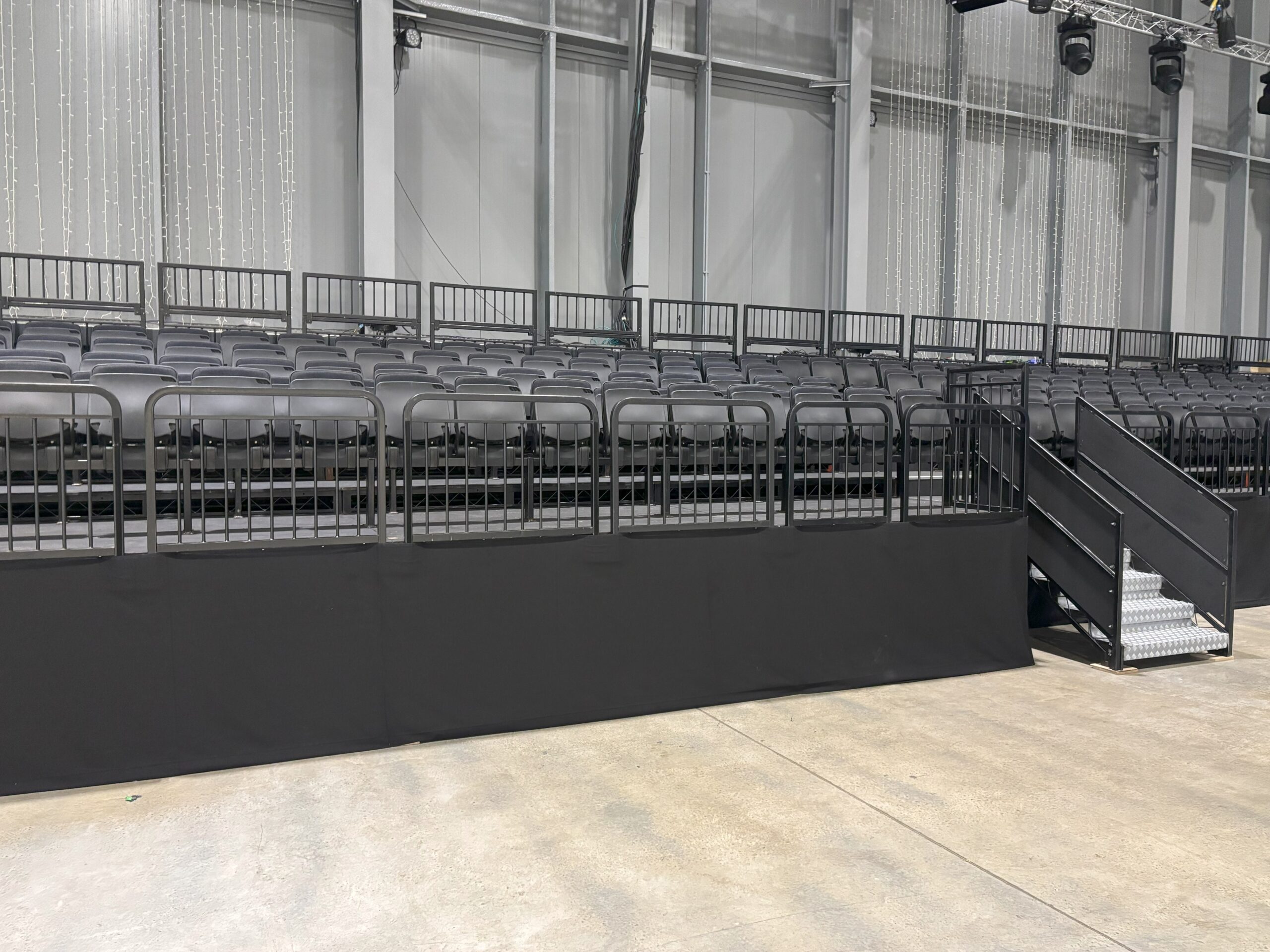 Steeldeck Rentals - Tiered Seating for Live ITV Production