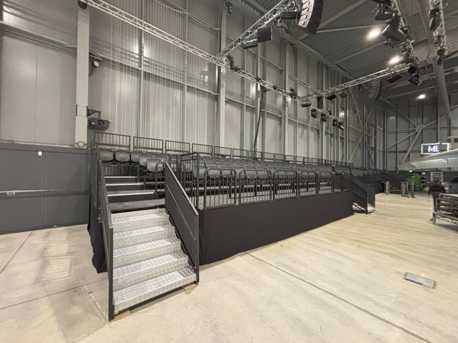 Steeldeck Rentals - Tiered Seating for Live ITV Production