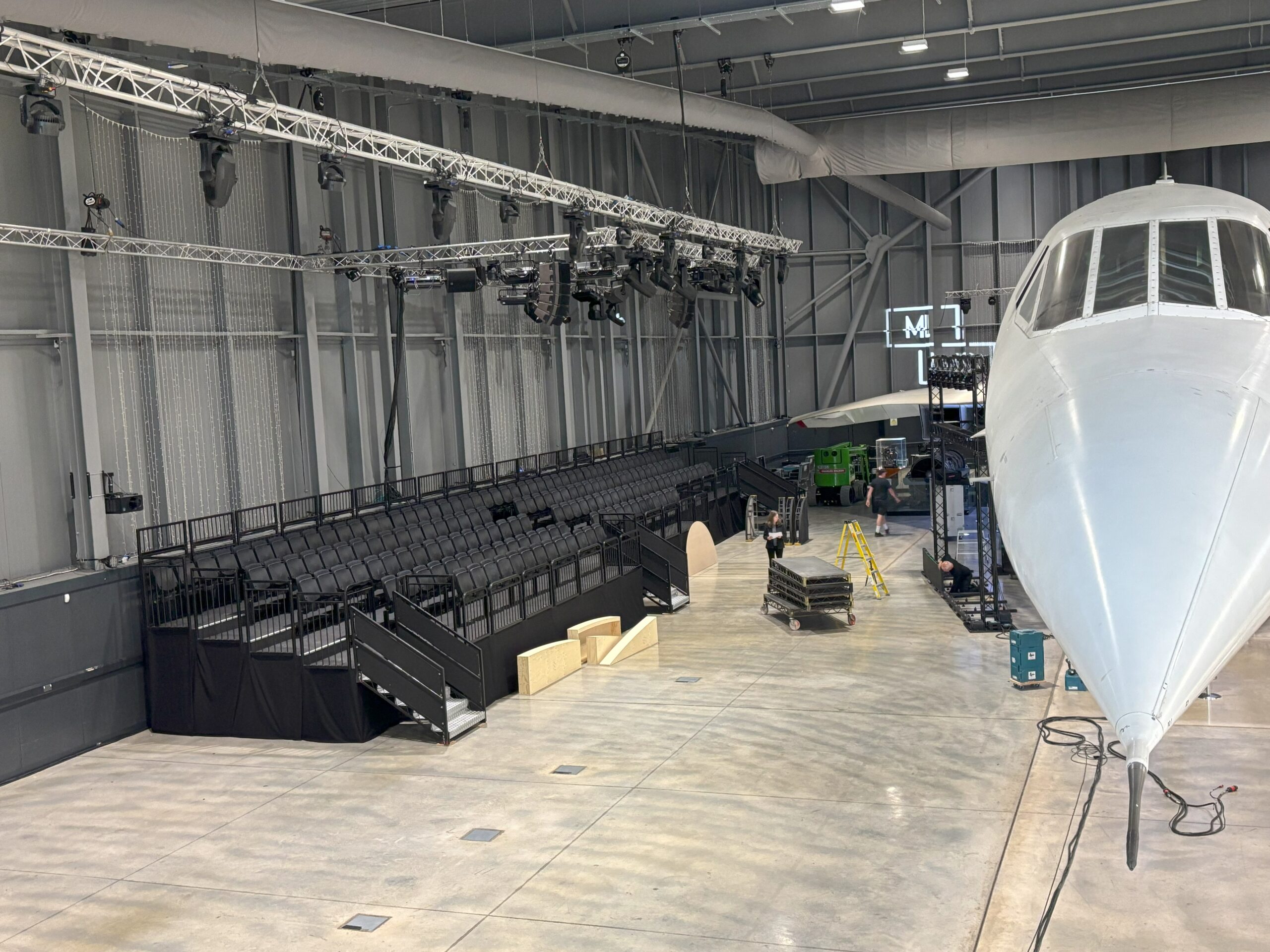 Steeldeck Rentals - Tiered Seating for Live ITV Production