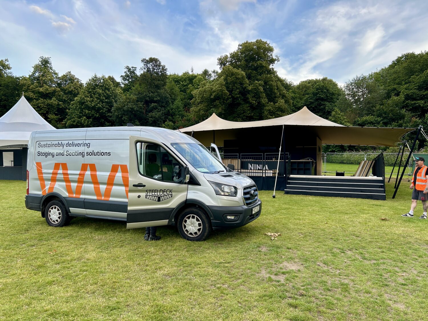 Steeldeck Rentals outdoor stage hire UK platform