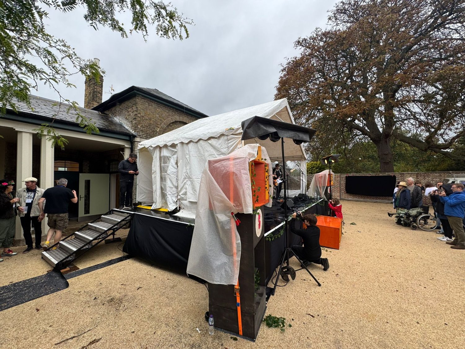 Steeldeck Rentals temporary staging for community festival