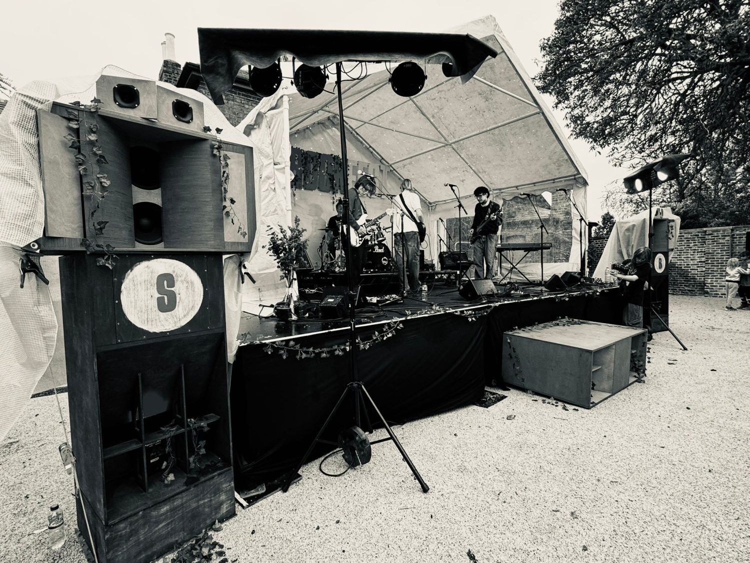 Steeldeck Rentals temporary staging for community festival