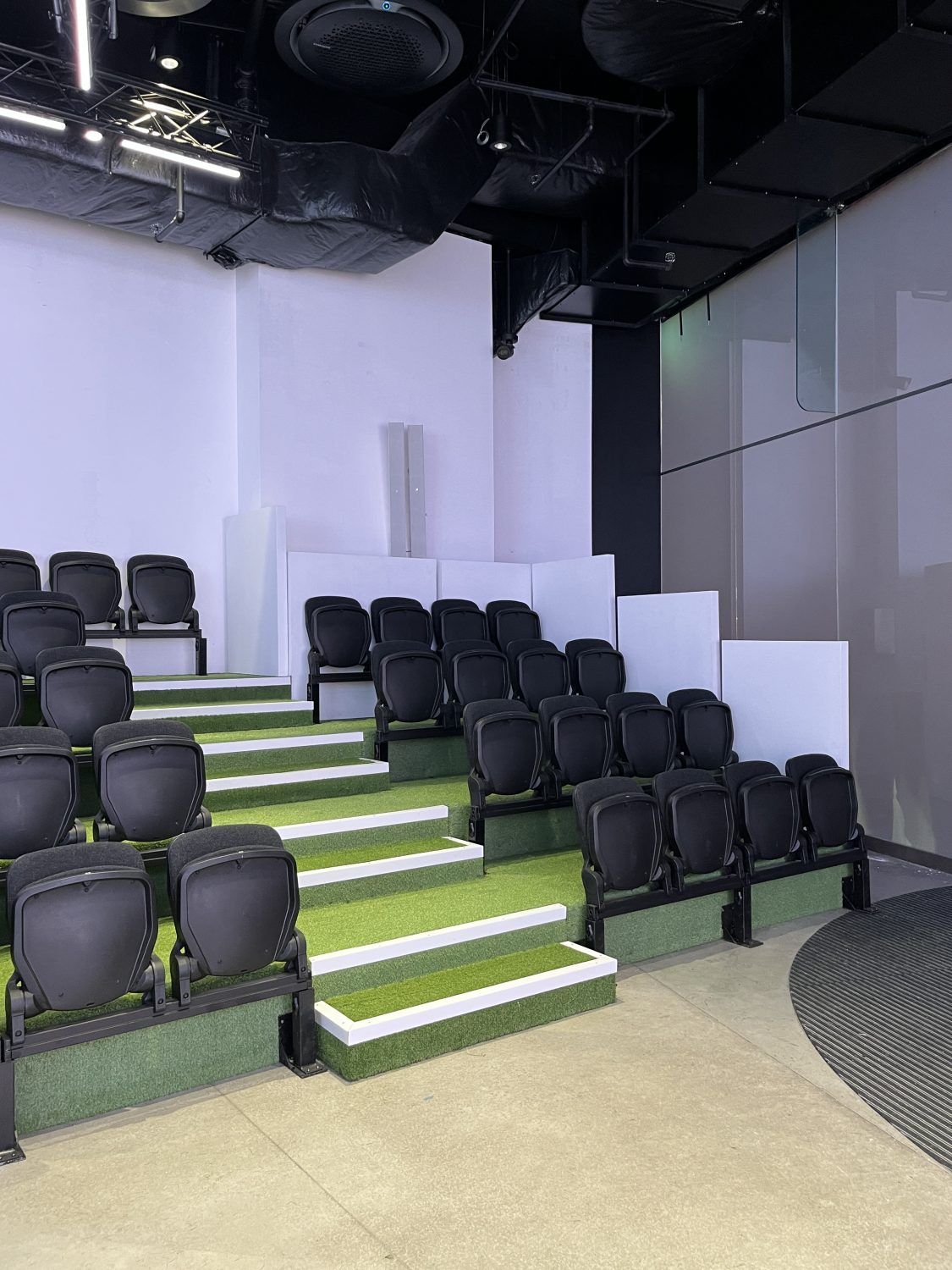 Tiered seating, staging, and scenic finishes - Steeldeck Rentals